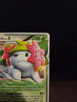 Pokemon TCG Shaymin LV.X 126/127 Holo Platinum 🌟NM/MINT-HOLO SWIRL🌟 - Image 3