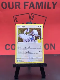 Lugia 022/025 Celebrations Holo Rare Pokemon TCG 2021 NM - Image 1