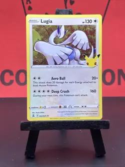 Lugia 022/025 Celebrations Holo Rare Pokemon TCG 2021 NM - Image 2