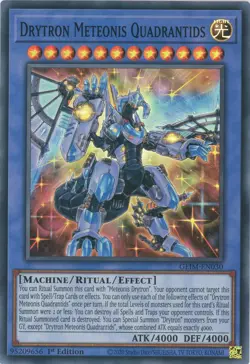Yugioh Drytron Meteonis Quadrantids GEIM-EN030 Super Rare 1st Ed NM x3 - Image 1