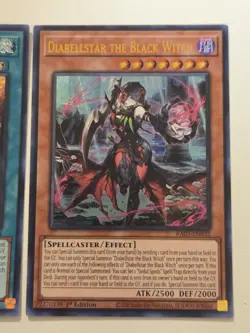Wanted: Seeker of Sinful Spoils Secret Rare Yugioh + Diabellstar the Black Witch - Image 3