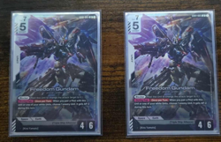 Gundam Card Game - Freedom Gundam - Newtype Rising - GD01-065 LR Playset X2 - Image 1