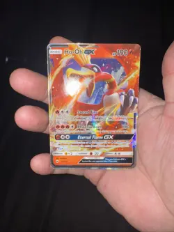 Ho-Oh GX 21/147 Burning Shadows Holo Ultra Rare Trading Card Pokemon TCG - Image 1