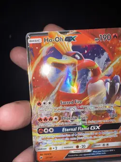 Ho-Oh GX 21/147 Burning Shadows Holo Ultra Rare Trading Card Pokemon TCG - Image 2