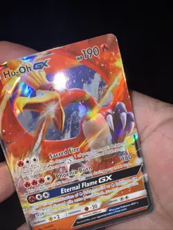Ho-Oh GX 21/147 Burning Shadows Holo Ultra Rare Trading Card Pokemon TCG - Image 4