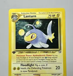 Lanturn 38/111 (NM/LP) 1st Edition Uncommon Neo Genesis 2002 WOTC Pokemon Card - Image 3