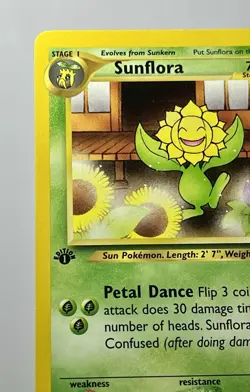 Sunflora 50/111 (LP) 1st Edition Uncommon Neo Genesis 2002 WOTC Pokemon Card - Image 5