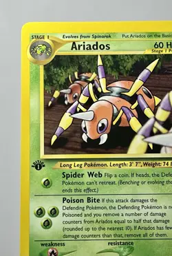 Ariados 27/111 (NM/LP) 1st Edition Uncommon Neo Genesis 2002 WOTC Pokemon Card - Image 5