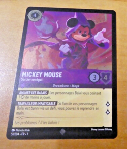 LORCANA TRADING CARD GAME DISNEY CHAPITRE 1 CARTE Mickey 51/204 FR NM - Image 1