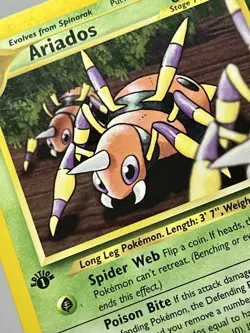 Ariados 27/111 (NM) 1st Edition Uncommon Neo Genesis 2002 WOTC Pokemon Card - Image 4