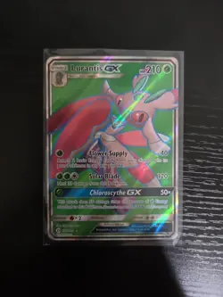 Pokemon Lurantis GX TCG Full Art Ultra Rare Card Sun & Moon 138/149 Holo - Image 1