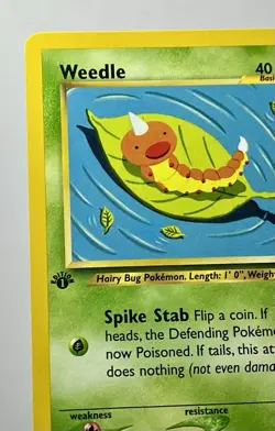 Weedle 70/75 (LP) 1st Edition Common Neo Discovery 2002 WOTC Pokemon Card - Image 5