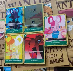 One Piece Card Game CCG Uta Deck Promos P-057, P-058, P-059, P-060& ST11-005 - Image 2