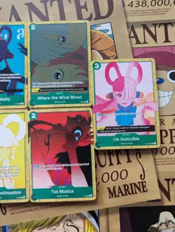 One Piece Card Game CCG Uta Deck Promos P-057, P-058, P-059, P-060& ST11-005 - Image 4
