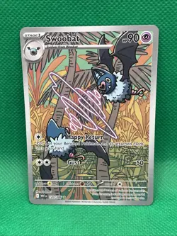 Swoobat 2025 Pokemon White Flare Illustration Card 120/086 Rare - Image 1