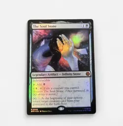 Magic The Gathering Spider-Man Soul Stone Foil Card - Image 1