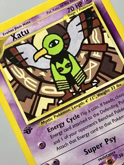 Xatu 52/75 (NM) 1st Edition Uncommon Neo Discovery 2002 WOTC Pokemon Card - Image 4