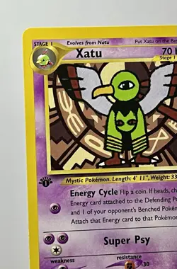 Xatu 52/75 (NM) 1st Edition Uncommon Neo Discovery 2002 WOTC Pokemon Card - Image 5