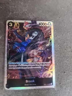 One Piece TCG Brook EB01-046 Memorial Collection SR ENGLISH NM 2 Card Available - Image 1