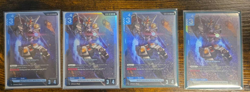 NEW! Gundam x4 Play Set - NM - Gundam Card Game TCG [ST01-001] - Image 1