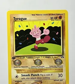 Tyrogue 66/75 (NM/LP) 1st Edition Common Neo Discovery 2002 WOTC Pokemon Card - Image 3