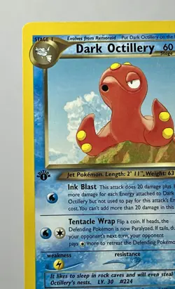 Dark Octillery 62/105 (NM) 1st Edition Common Neo Destiny 2002 WOTC Pokemon Card - Image 4