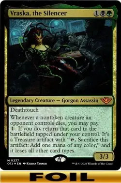 1x - Vraska, the Silencer - FOIL #237 - Outlaws of Thunder Junction - NM MTG - Image 1