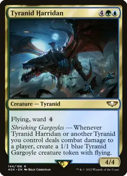 1x - Tyranid Harridan - #144 - Universes Beyond: Warhammer 40,000 - NM MTG - Image 1