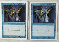 1999 MTG Sixth Edition Counterspell #61 Light Play x2 - Image 1