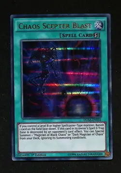 Chaos Scepter Blast - DUSA-EN025 - Ultra Rare - 1st Edition - Yugioh - Image 1