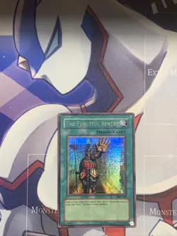 YUGIOH THE FORCEFUL SENTRY MRL-045 ULTRA RARE Damaged - Image 1