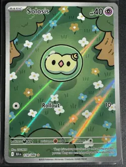 Solosis Black Bolt Illustration Rare English Pokemon TCG Card 118/086 NM - Image 5