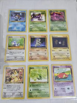 Vintage Pokemon Bundle TCG Cards Base Set, Jungle, Fossil, Team Rocket. - Image 1