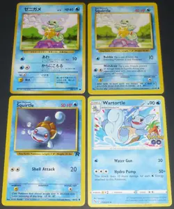 18 Card Lot Vintage Pokemon Shadowless Starters Japanese Unlimited Go Series Gym - Image 4