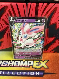 Pokemon Sword & Shield Sylveon V SWSH202 Black Star Promo NM TCG Card - Image 1