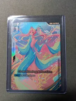 Gundam Card Game - Overflowing Affection GD01-118 U+ - Alt Art - English NEWTYPE - Image 1