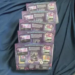 5x Disney Lorcana Trading Card Game: Illumineer's Quest -Deep Trouble Box Sealed - Image 2