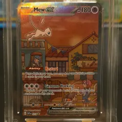 Pokemon Mew EX Black Star Promo TCG Card SVP053 151 ACE 10 PERFECT SUBGRADES 🔥 - Image 2