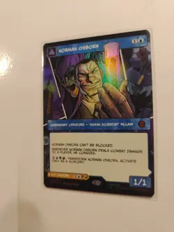 MTG ~ Norman Osborn / Green Goblin Borderless ~ Foil Marvel's Spider-Man #0220 - Image 2