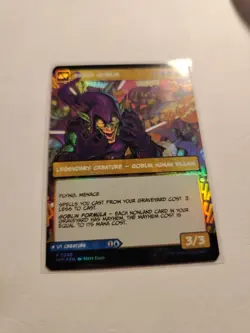 MTG ~ Norman Osborn / Green Goblin Borderless ~ Foil Marvel's Spider-Man #0220 - Image 4