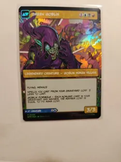 MTG ~ Norman Osborn / Green Goblin Borderless ~ Foil Marvel's Spider-Man #0220 - Image 5