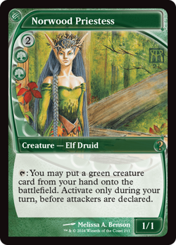 Norwood Priestess (Future Sight) #211 | Near Mint | Mystery Booster 2 Magic MTG - Image 1