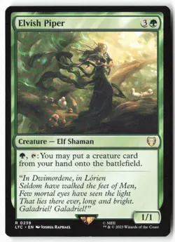 Elvish Piper - Commander: The Lord of the Rings: Tales of Middle-earth (239) - M - Image 1