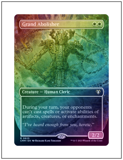 1x Grand Abolisher, Foil, Borderless Art, Magic MTG NM - Image 1