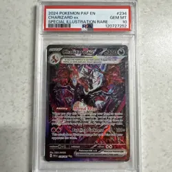 POKEMON 2024 CHARIZARD SPECIAL ILLUSTRATION RARE PALDEAN FATES ENGLISH PSA 10 - Image 1