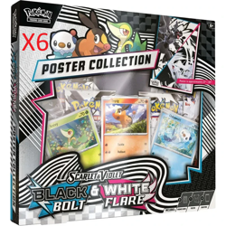 Pokemon TCG -Black Bolt and White Flare-Unova Poster Collection Box Case (6 pcs) - Image 1