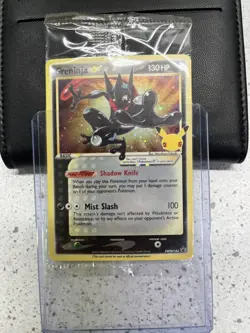 Pokemon TCG Greninja Gold Star Promo SWSH114 Celebrations, Sealed, w/ Toploader - Image 3