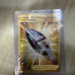 Pokemon TCG - Lost Origin - Lost Vacuum Trainer 217/196 Gold Secret Rare NM - Image 1