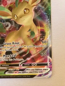 Pokemon Leafeon VMAX - Sword & Shield Evolving Skies 008/203 - Ultra Rare Holo - Image 5