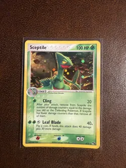 Pokemon TCG Sceptile POP SERIES 1 Holo Rare 4/17 - Image 1